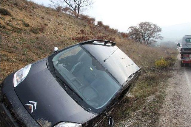 Pazaryeri İl&ccedil;esinde Trafik Kazası, 1 Kişi Yaralandı 3