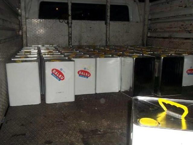 Gaziantep&rsquo;Te Zabitadan Taklit Zeytinyaği Baskini 1