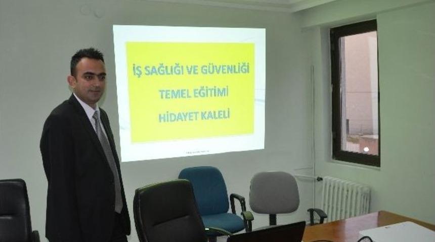 Ereğli Belediyesi Personeline İş Sağlığı Eğitimi