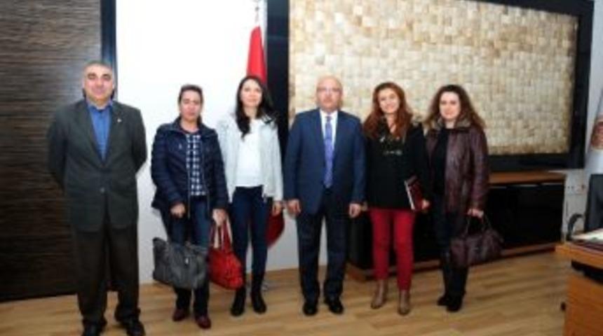 Anestezi Teknisyen Ve Teknikerleri Derneği Afyonkarahisar Şubesi&rsquo;nden Başkan &Ccedil;oban&rsquo;a Ziyaret