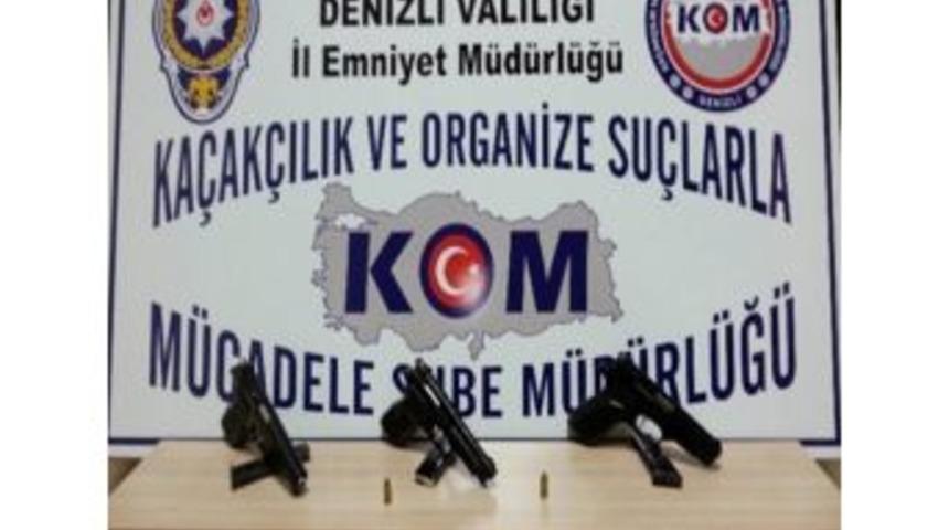 Denizli&rsquo;de Silah Ticaretine 1 Tutuklama