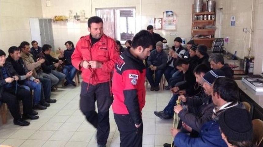 Akut&rsquo;tan Y&uuml;ntaş Personeline &ldquo;y&uuml;ksekte G&uuml;venli &Ccedil;alışma&rdquo; Eğitimi