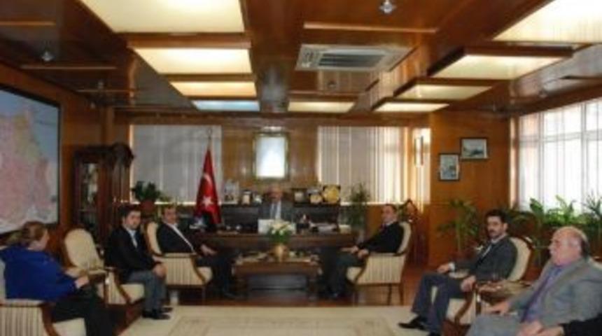 Yeni Merkez İl&ccedil;e Başkanından Vali K&ouml;şger&rsquo;e Ziyaret