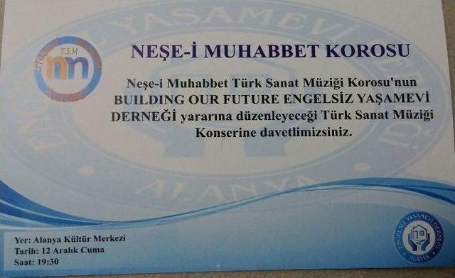 Neşe-i Muhabbet Korosu, Engelliler İ&ccedil;in Konser Verecek 1
