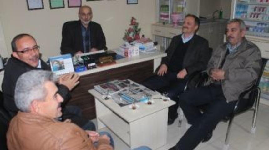 Beyşehir Gazeteciler Cemiyeti&rsquo;nden Ak Parti İl&ccedil;e Başkanı Şenol&rsquo;a Ziyaret