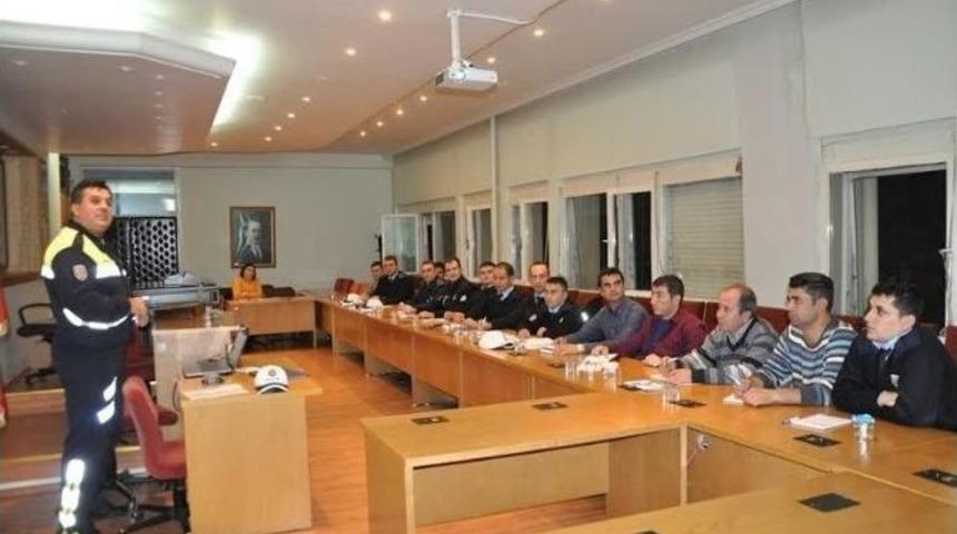 Tekirdağ&rsquo;da Trafik Zabıtasına Bilgilendirme Eğitimi Verildi