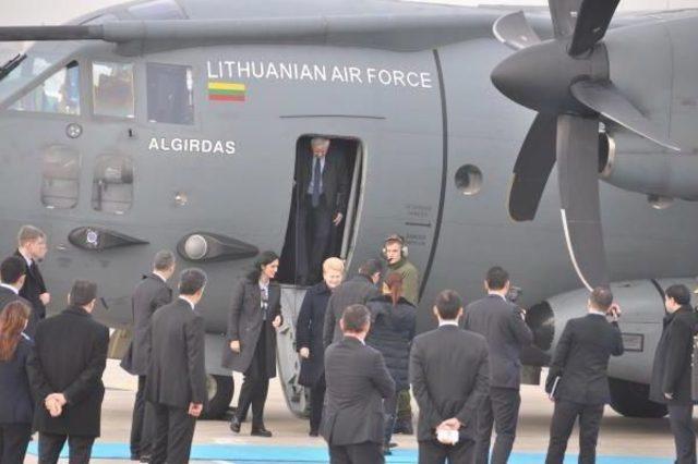 Litvanya Cumhurbaşkanı Askeri Nakliye U&ccedil;ağı İle İstanbul a  Geldi 2