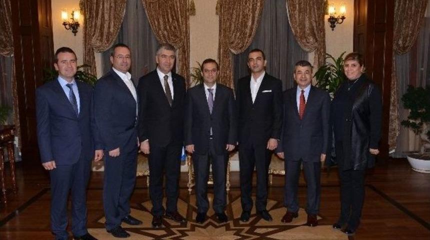 Baib Y&ouml;netim Kurulu Vali Muammer T&uuml;rker&rsquo;i Ziyaret Etti