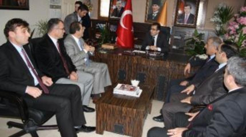 Sesob Başkanı K&ouml;ksal&rsquo;dan, Ak Parti Merkez İl&ccedil;e Başkanı Kuzu&rsquo;ya Ziyaret