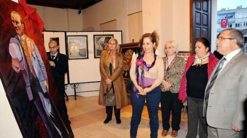 Bursa G&uuml;zel Sanatları Koruma Ve Geliştirme Derneği&rsquo;nden Bilecik&rsquo;te Resim Sergisi