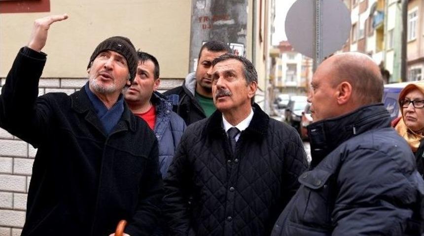 Başkan Ata&ccedil; Patlama Yaşanan G&ouml;kmen Apartmanında