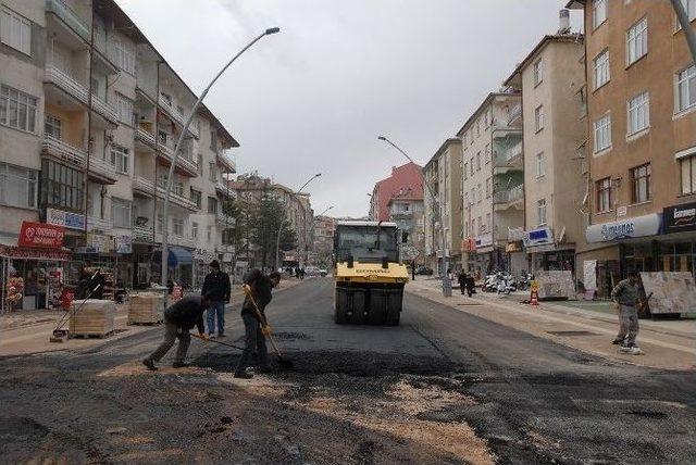 Karaman Yunus Emre Caddesindeki Çalışmalarda Sona Yaklaşıldı