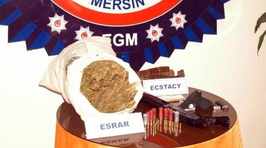 Mersin&rsquo;de Uyuşturucu Operasyonları