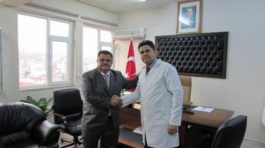 Başkan Yağcı&rsquo;dan Başhekim &Ouml;ztop&rsquo;a Ziyaret