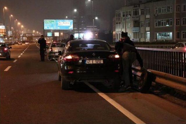 Yola Saçılan Falçatalar Onlarca Aracın Lastiğini Patlattı; Haliç Köprüsü Trafiğe Kapandı- 1