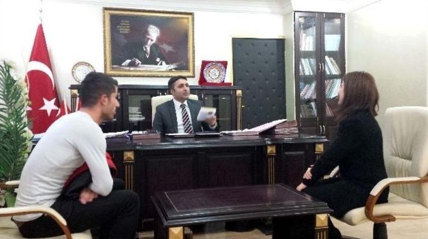 Tegv&rsquo;den Kaymakam &Ccedil;elikel&rsquo;e Ziyaret