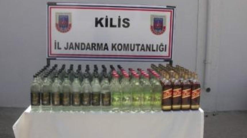 Sınırda 190 Şişe Ka&ccedil;ak İ&ccedil;ki Ele Ge&ccedil;irildi