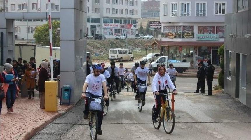 Ga&uuml;n &Ouml;ğrencileri Organ Bağışı İ&ccedil;in 60 Kilometre Pedal &Ccedil;evirdi