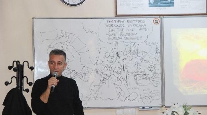 Turgut Yılmaz Karikat&uuml;r Sanatını Anlattı