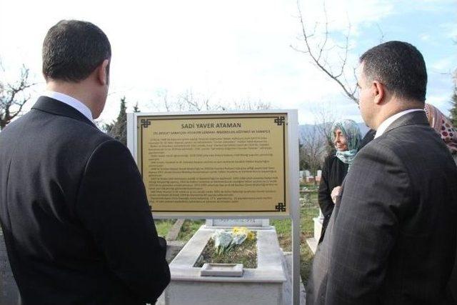 Sadi Yaver Ataman Mezarı Başında Anıldı 1