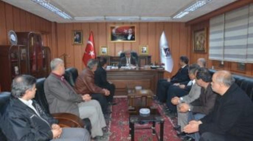 Başkan Taş&rsquo;tan, Başkan Kutlu&rsquo;ya Teşekk&uuml;r Ziyareti