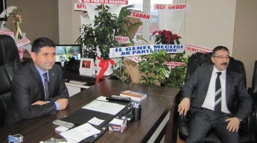 M&uuml;siad&rsquo;tan Ak Pari Merkez İl&ccedil;e Başkanı Ana&ccedil;&rsquo;a Ziyaret