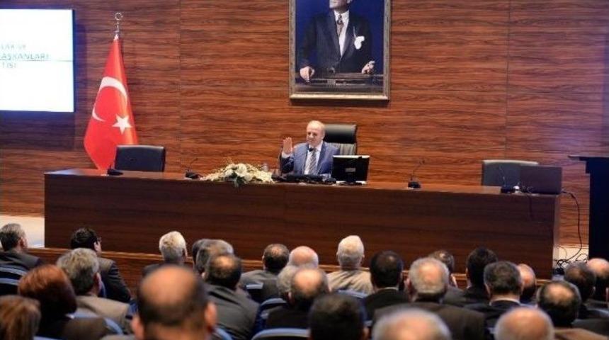 Kaymakamlar Ve İl İdare Şube Başkanları Toplantısı Yapıldı