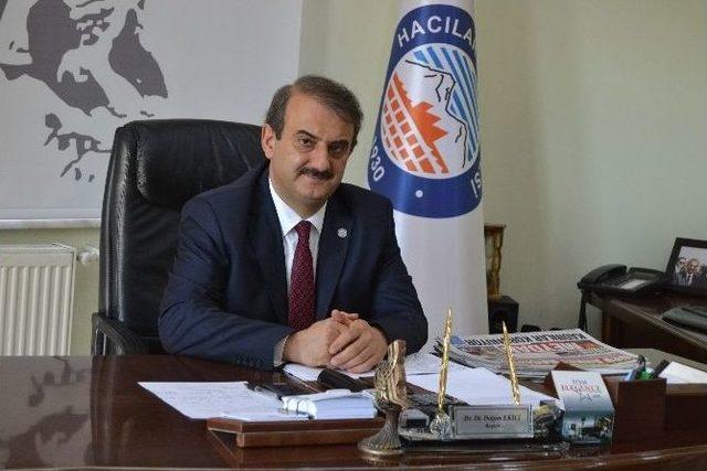 Yeşilay Cemiyeti Kayseri Şubesi Başkanı Adıg&uuml;zel&rsquo;den Hacılar Belediye Başkanı Ekici&rsquo;ye Ziyaret 1