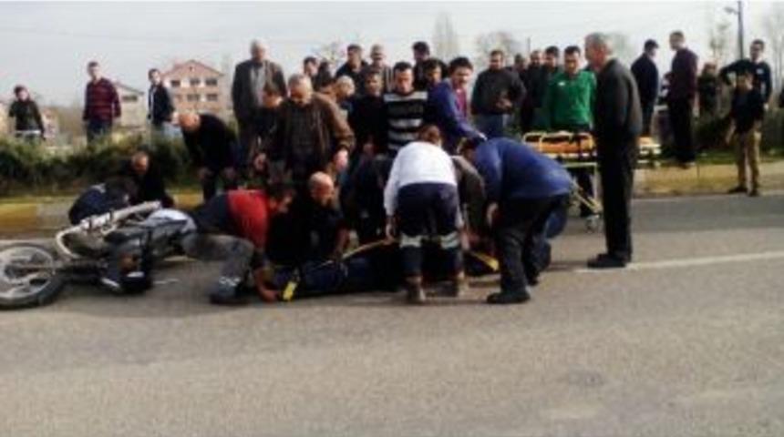 Motosiklet Kazası: 2 Yaralı