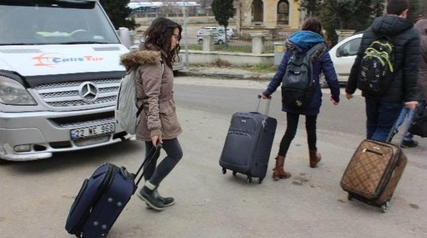 Edirne&rsquo;de Taşkın Tatili Uzatıldı