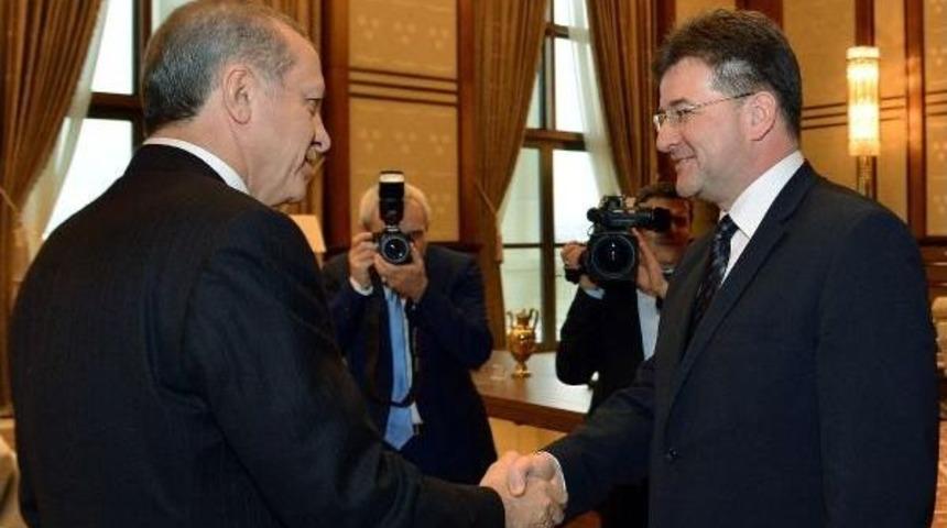 Slovakya Başbakan Yardımcısı Lajcak Cumhurbaşkanlığı Sarayı'nda