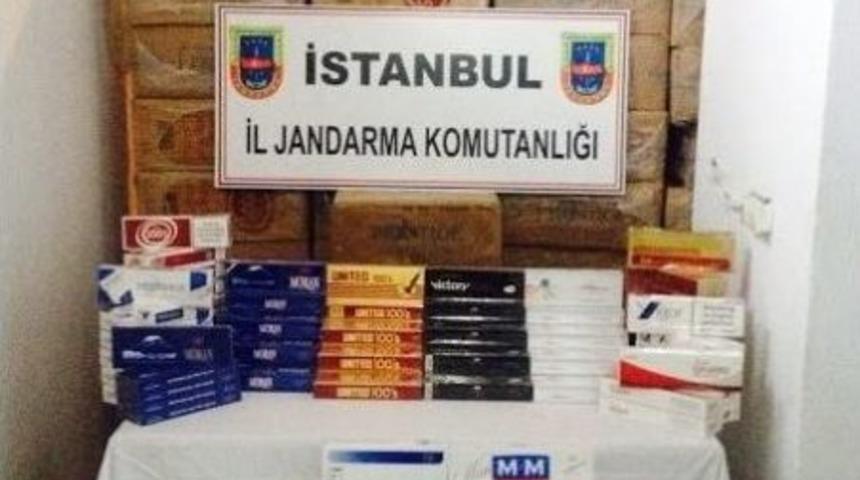 Jandarmadan 1,5 Milyon Liralık Ka&ccedil;ak Sigara Operasyonu