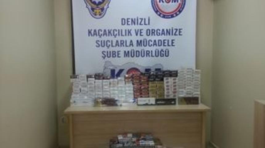 Denizli&rsquo;de 3 Bin Adet Ka&ccedil;ak Sigara Ele Ge&ccedil;irildi