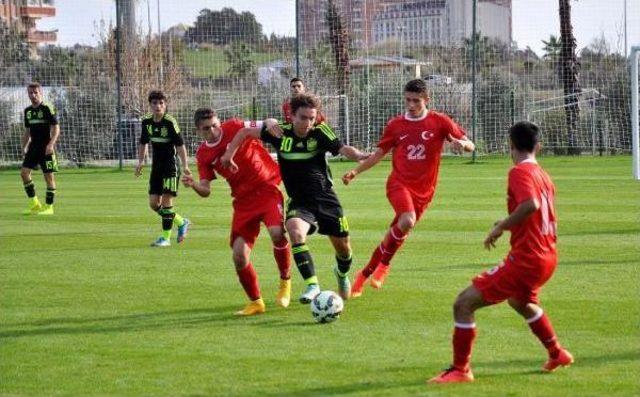 U16 Hazırlık Maçı İspanya-Türkiye: 1-1