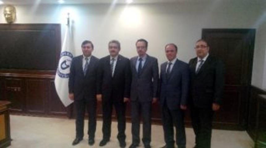 Başkan Alıcık, Ad&uuml; Rekt&ouml;r Bircan&rsquo;ı Ziyaret Etti