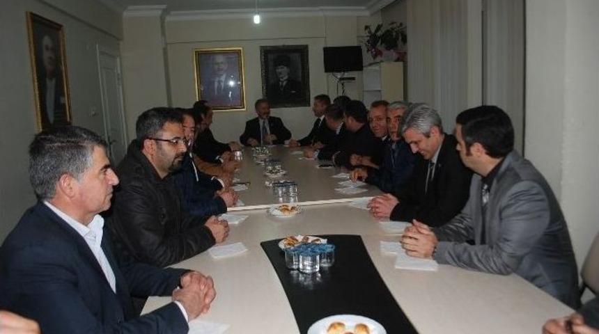 &Ccedil;erkezk&ouml;y Ticaret Odası Başkanı&rsquo;ndan Chp&rsquo;ye Hayırlı Olsun Ziyareti