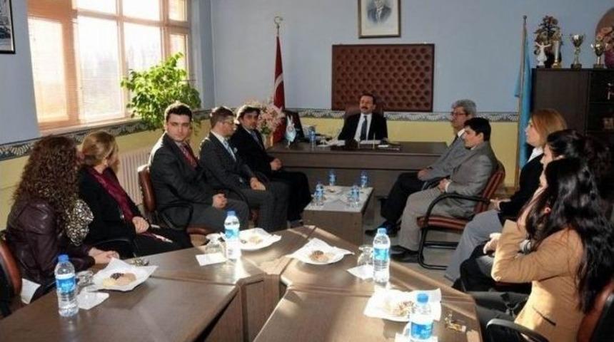 Rekt&ouml;r G&ouml;kbel&rsquo;den Cihanbeyli Ve Kulu Ziyareti