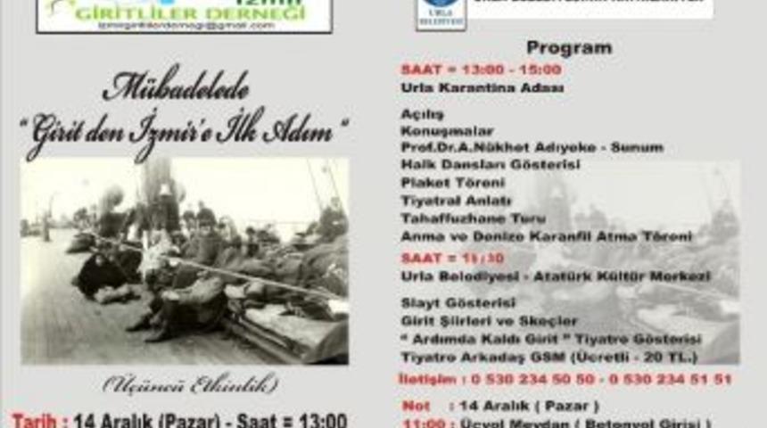 Giritli T&uuml;rkler, Urla Karantina Adası&rsquo;nda Buluşacak