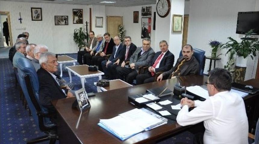 Son İgm &Uuml;yelerinden Başkan Saka&rsquo;ya Ziyaret