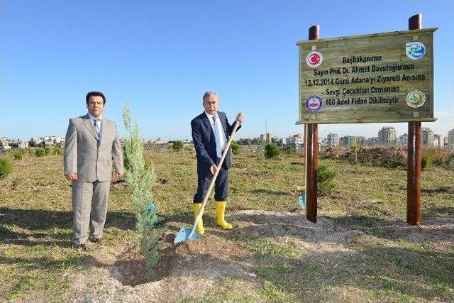 Davutoğlu&rsquo;nun Adı &ldquo;sevgi &Ccedil;ocukları Ormanı&rdquo;nda Yaşayacak 2