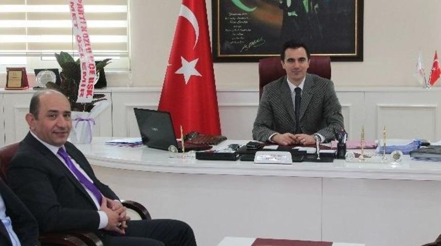 &Ouml;zdemir Ve Ekibi Kaymakam Karakaya&rsquo;yı Ziyaret Etti