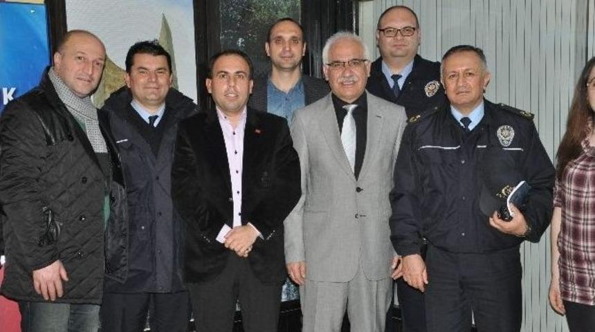 Boz&uuml;y&uuml;k İl&ccedil;e Emniyet M&uuml;d&uuml;rl&uuml;ğ&uuml;&rsquo;nden Kent Konseyine Ziyaret
