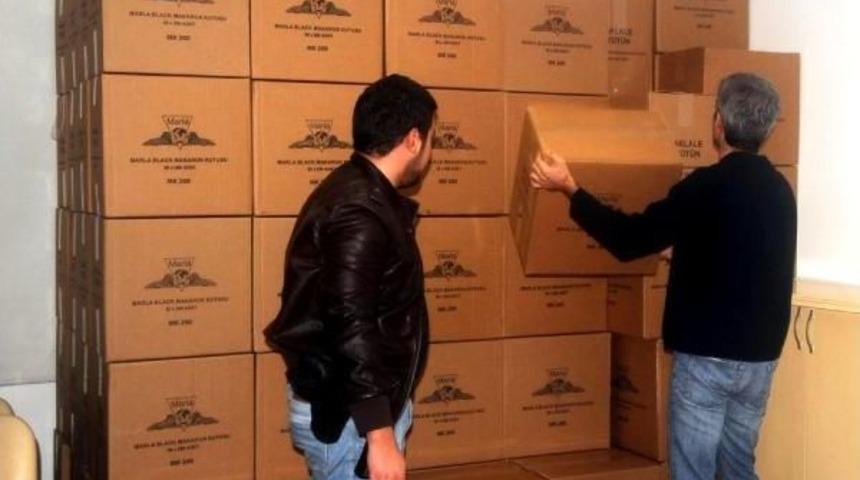 Antalya'da 1623 Koli Ka&ccedil;ak T&uuml;t&uuml;n Ve Makaron Ele Ge&ccedil;irildi