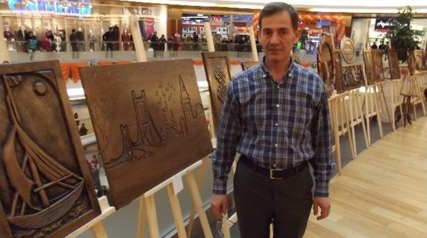 Ahşap Ve Hat Oyma Sanatı D&ouml;nem Sonu Sergisi A&ccedil;ıldı