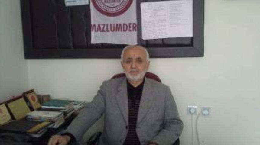 Mazlum-der Kayseri Şube Başkanı Ahmet Taş: