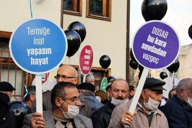 Bursa’da Termik Santrale Hayır Yürüyüşü