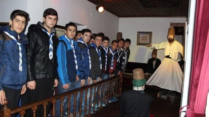 B&uuml;y&uuml;kşehirli İzciler, Mevlevi Evini Ziyaret Etti