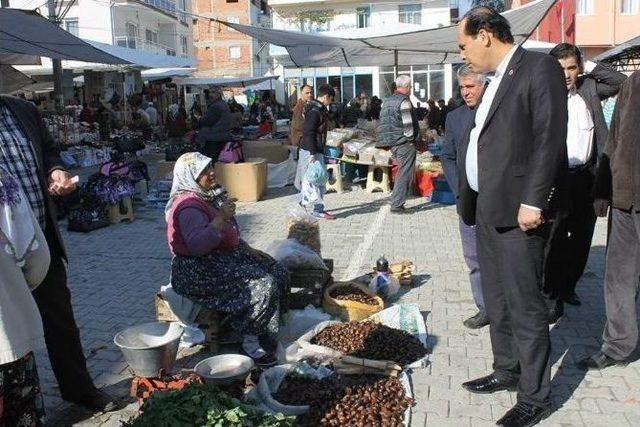 Karpuzlu Belediye Başkanı Ozan’dan Pazar Ziyareti