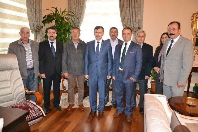 Manisa Süt Üreticileri Birliği Vali Bektaş’ı Ziyaret Etti 1