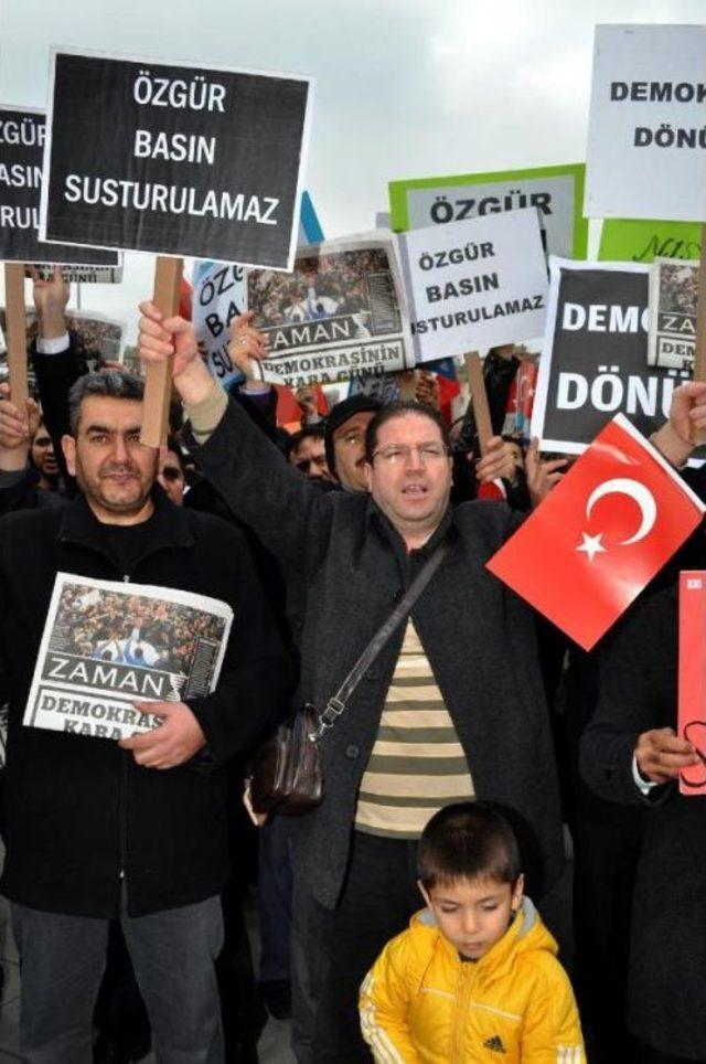 Kayseri Adalet Sarayı Önünde ‘Basın Özgürlüğü’ Nöbeti 1